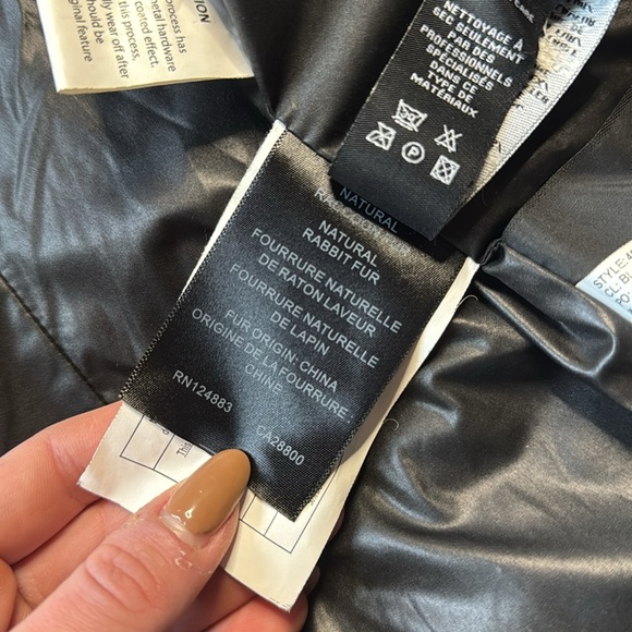 ATELIER NOIR CARLA rabbit fur Winter jacket - Picture 9 of 9